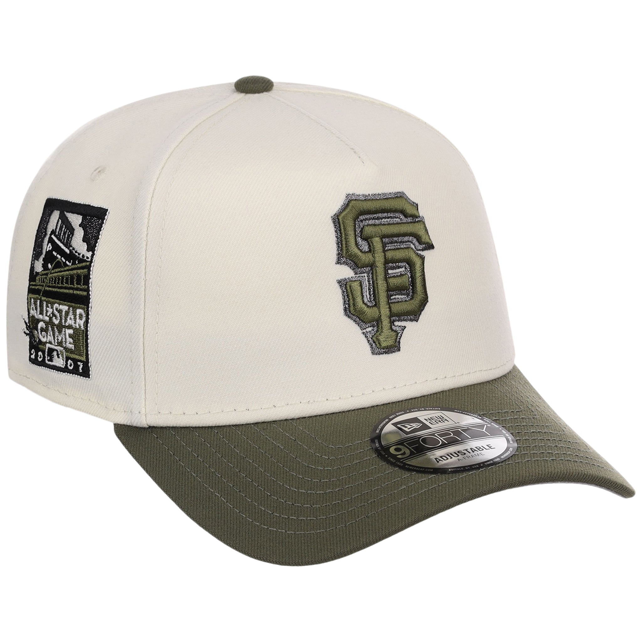 San Francisco Giants MLB Chrome Olive New Era 9FORTY