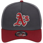 Oakland Athletics MLB Graphite x Cardinal FASHION CORE New Era 9FORTY A-Frame