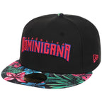 Crown the Country: Dominican Republic New Era 59FIFTY (Black/Floral) 'República Dominicana'
