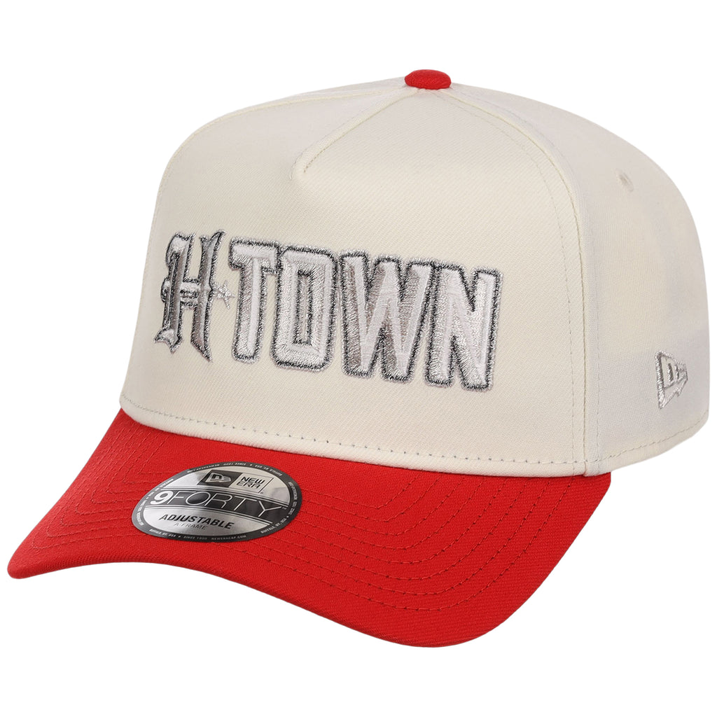 Houston Texans 'H-Town' (Chrome/Red) Houston Crown the City New Era 9FORTY A-Frame