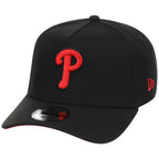 Philadelphia Phillies MLB Black x Red FASHION CORE New Era 9FORTY A-Frame