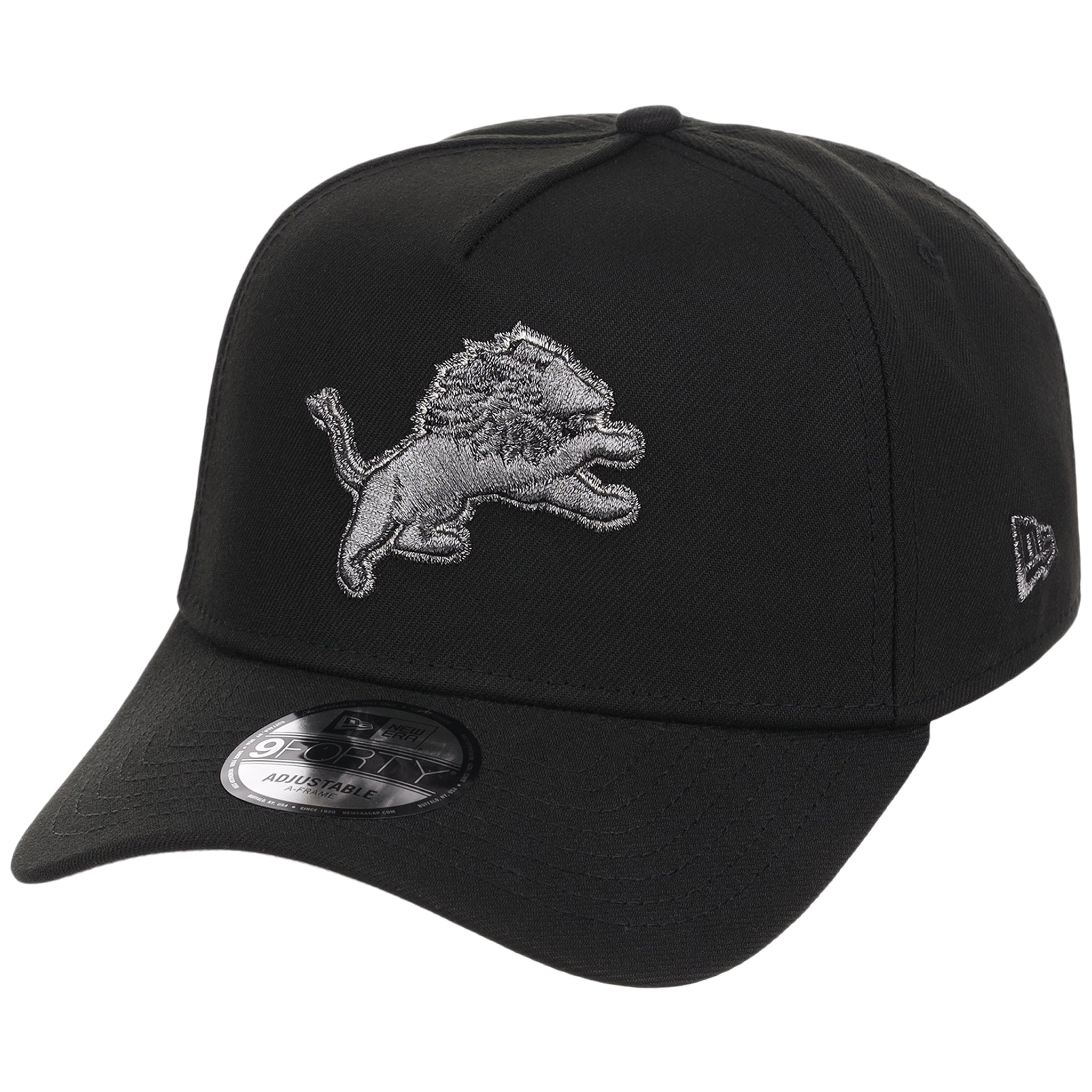 Detroit Lions NFL Liquid Titanium New Era 9FORTY