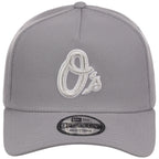Baltimore Orioles MLB Gray x White FASHION CORE New Era 9FORTY A-Frame