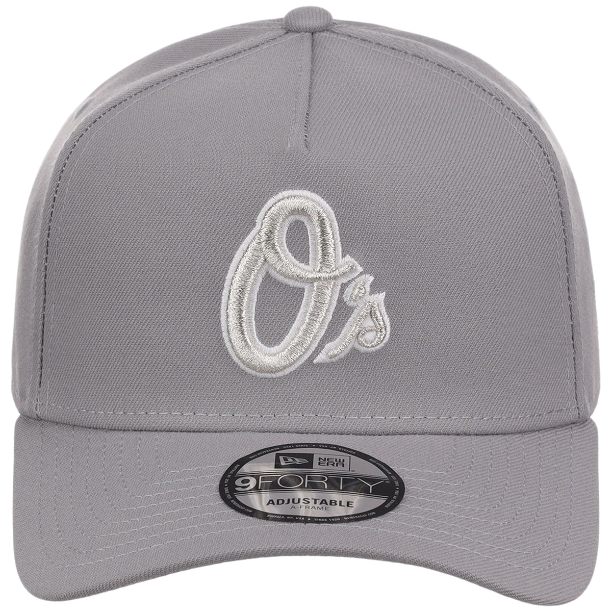 Baltimore Orioles MLB Gray x White FASHION CORE New Era 9FORTY A-Frame