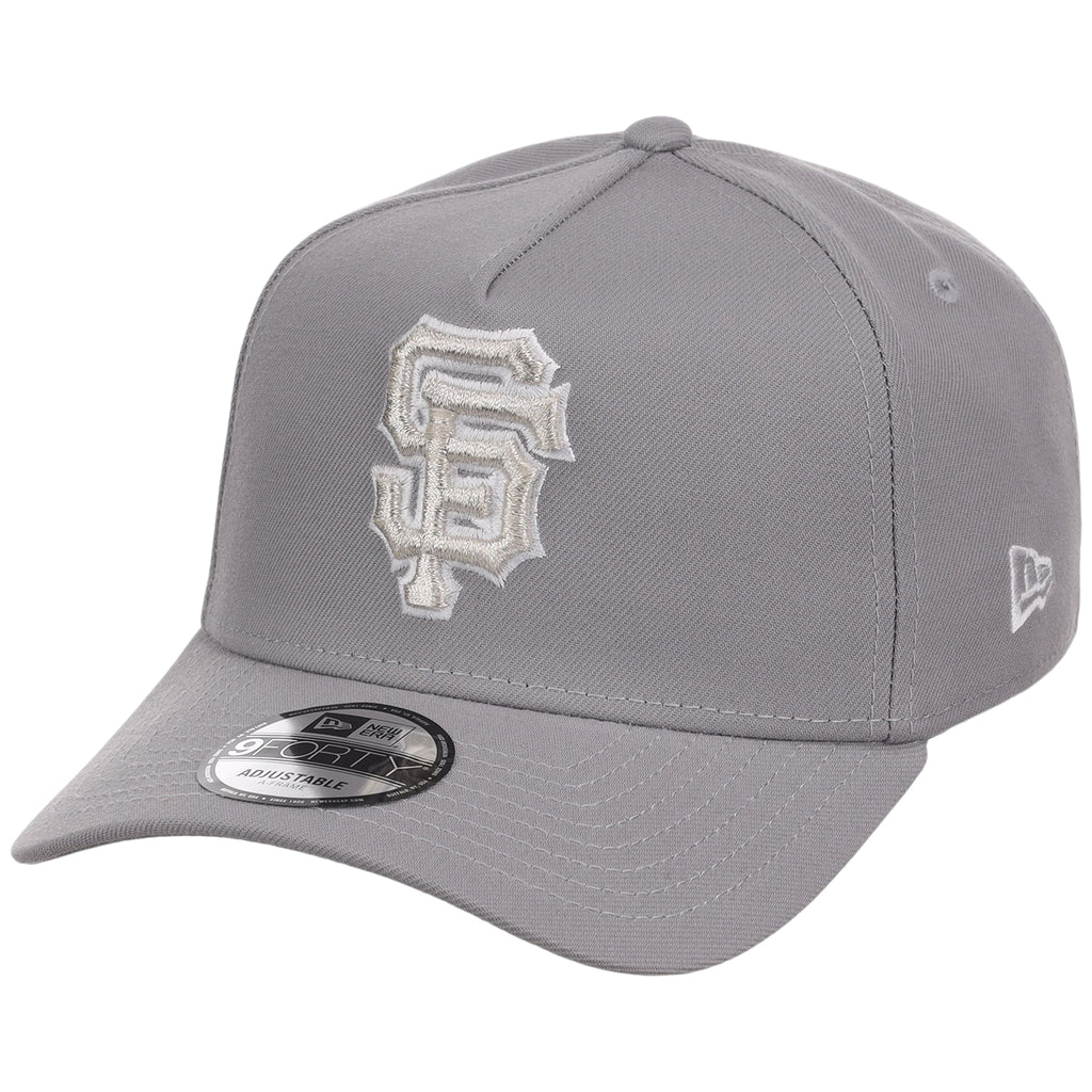 San Francisco Giants MLB Gray x White FASHION CORE New Era 9FORTY A-Frame