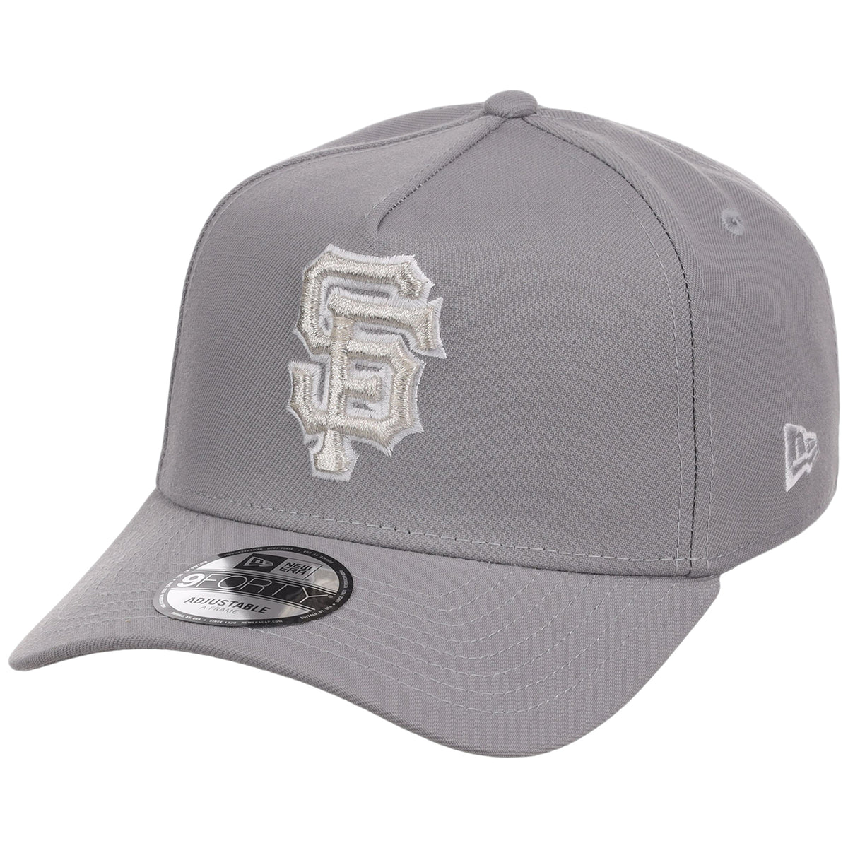 San Francisco Giants MLB Gray x White FASHION CORE New Era 9FORTY A-Frame