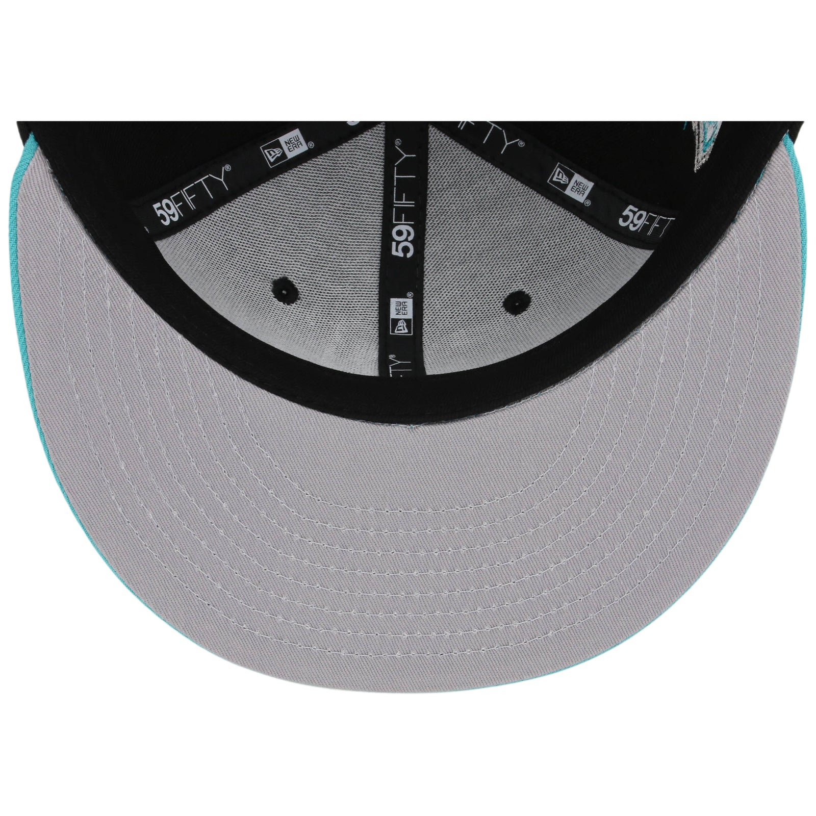 Florida Marlins MLB Flipmode 2.0 New Era 59FIFTY (Black/Teal/Gray