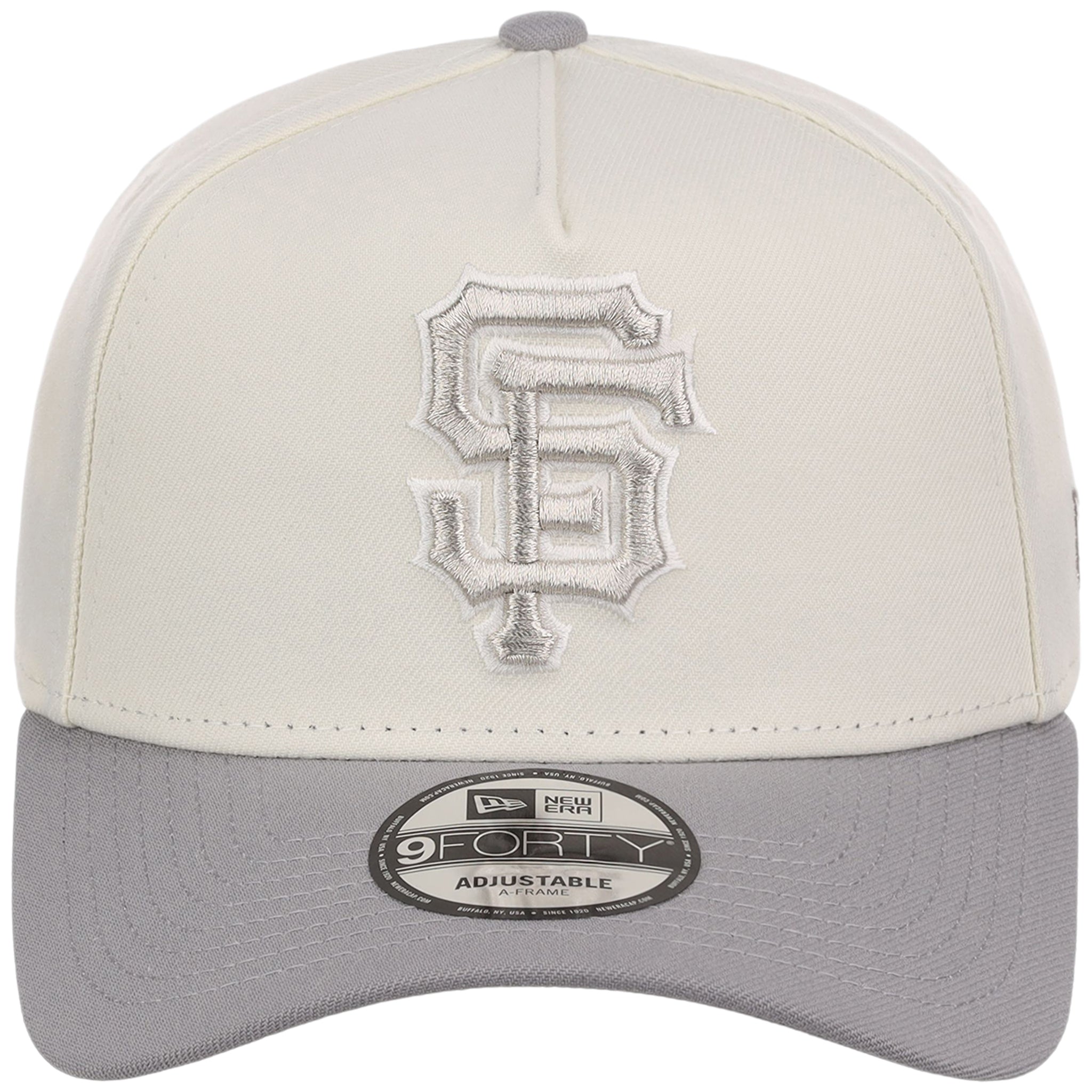 San Francisco Giants MLB Chrome x Gray FASHION CORE New Era 9FORTY A-Frame