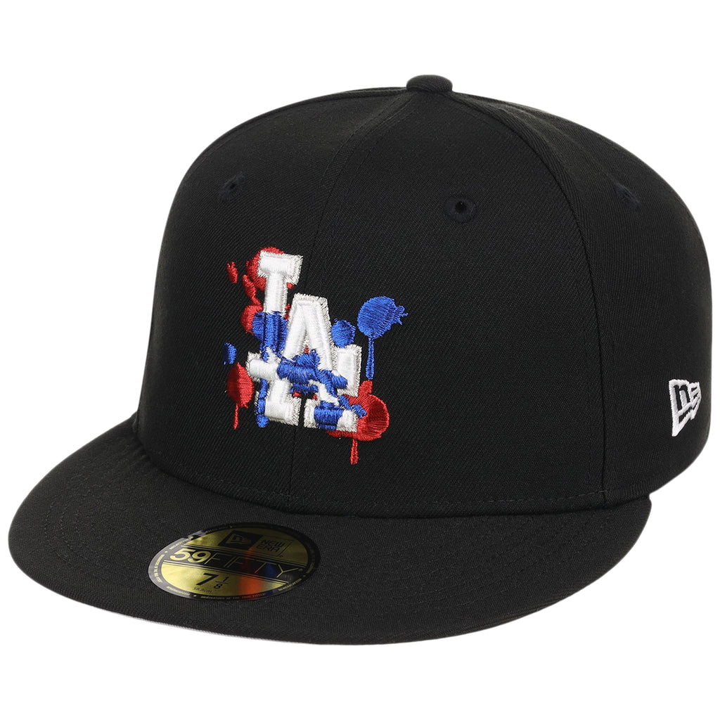 Los Angeles Dodgers Spray Paint (Black/Black) Lids HD LA Pack