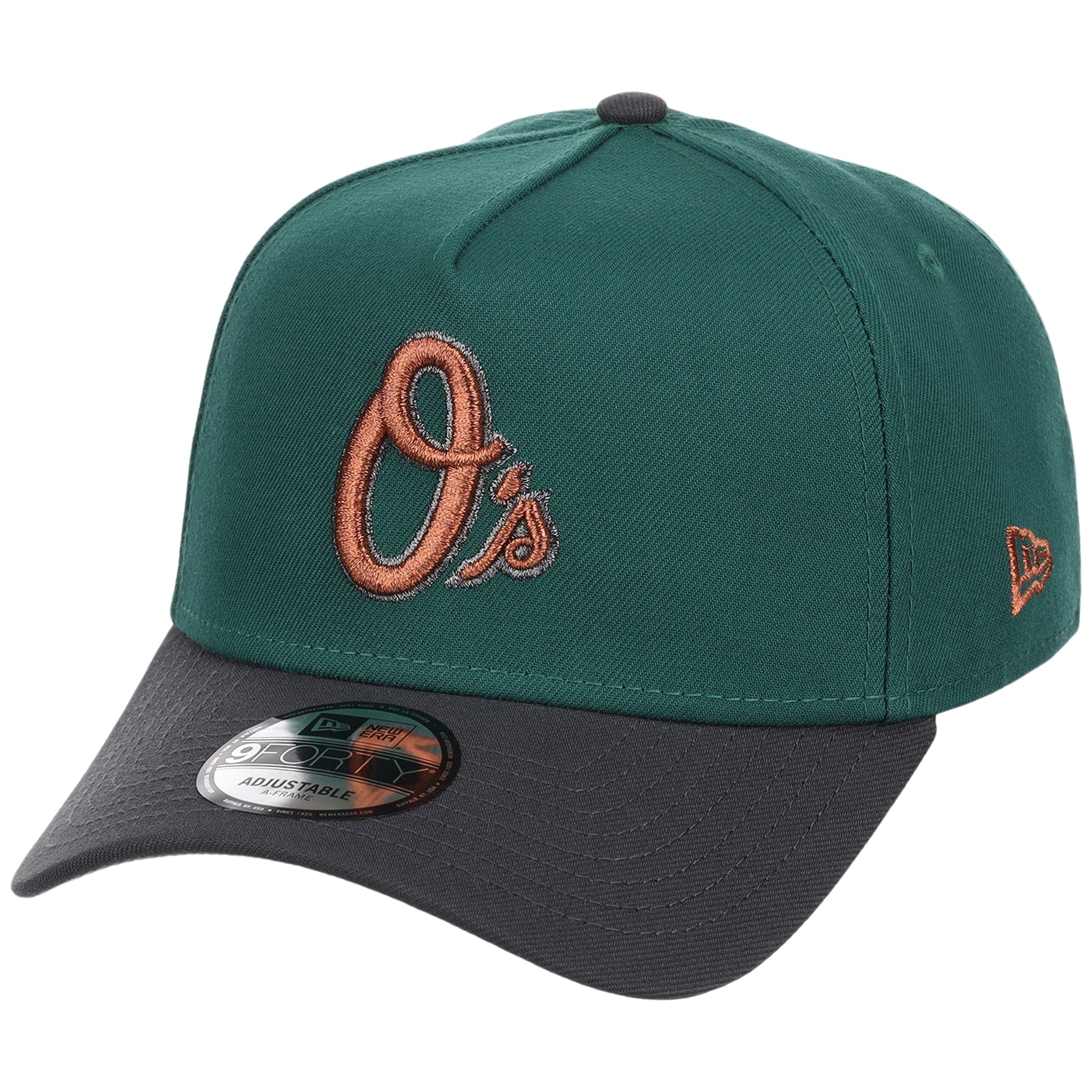 Baltimore Orioles MLB Emerald Graphite New Era 9FORTY