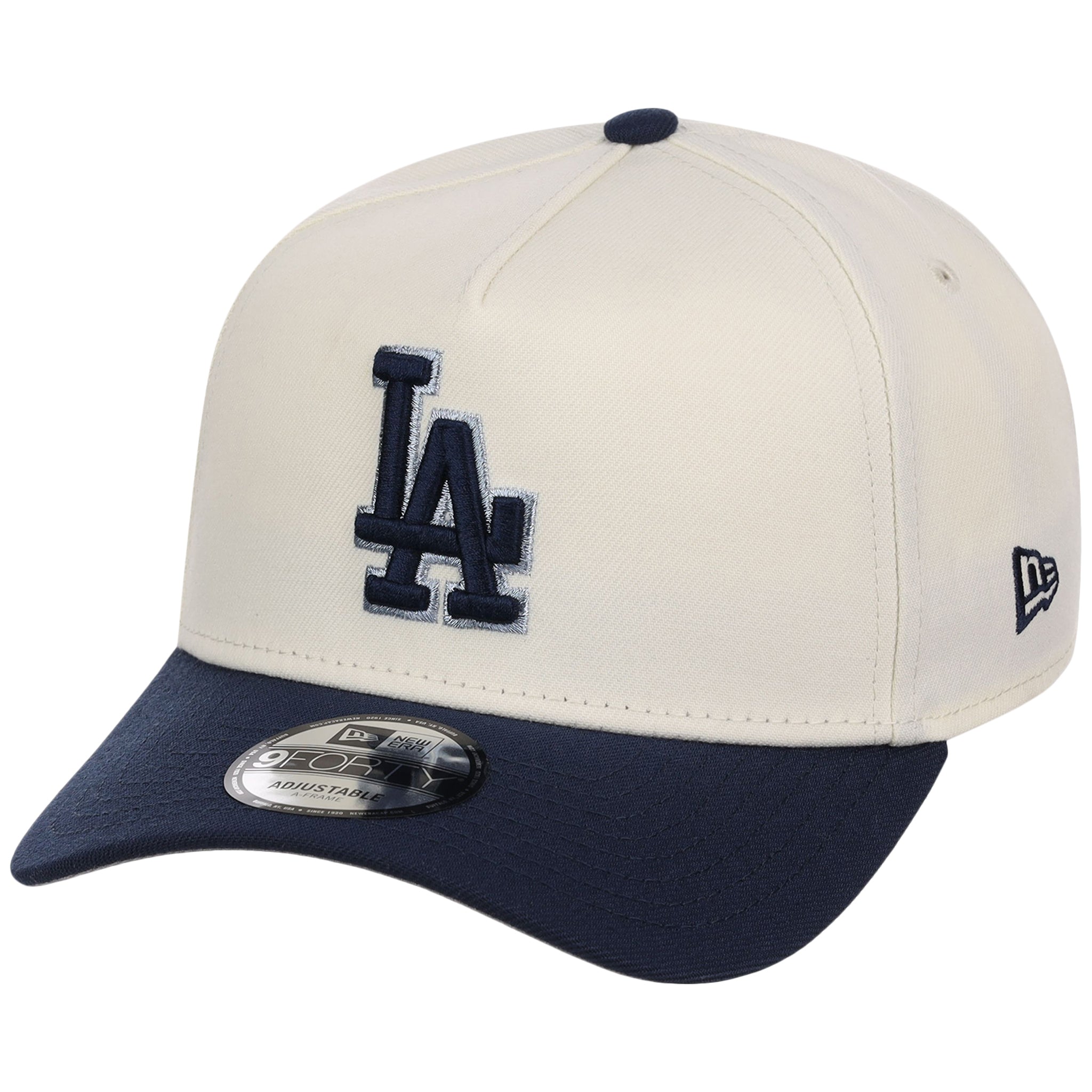 Los Angeles Dodgers MLB Chrome x Navy FASHION CORE New Era 9FORTY A-Frame