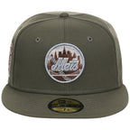 New York Mets MLB Olive Alloy New Era 59FIFTY