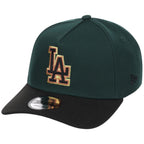 Los Angeles Dodgers MLB Dark Green x Black FASHION CORE New Era 9FORTY A-Frame
