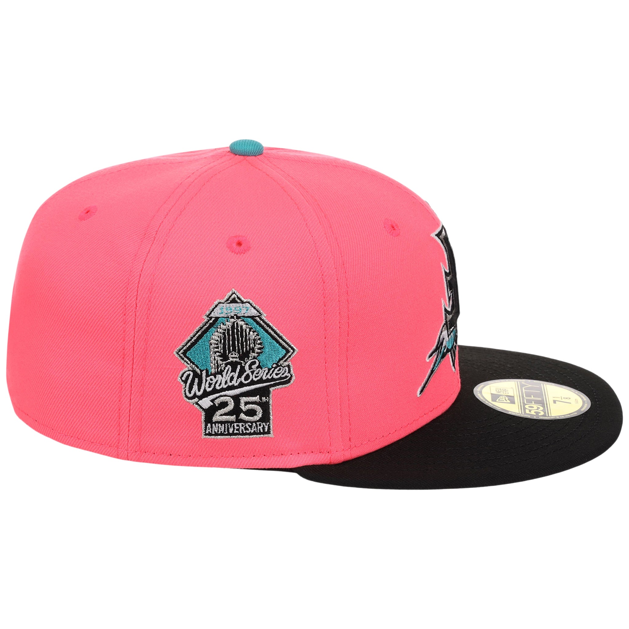 Florida Marlins MLB Flipmode 2.0 New Era 59FIFTY (Pink/Black/Gray)