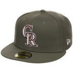 Colorado Rockies MLB Olive Alloy New Era 59FIFTY