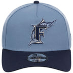 Miami Marlins MLB Faded Blue x Navy FASHION CORE New Era 9FORTY A-Frame