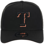 Texas Rangers MLB Black x Rust FASHION CORE New Era 9FORTY A-Frame
