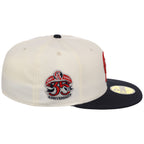 California Angels Crown the City New Era 59FIFTY Palm Tree (Chrome/Navy/Gray)