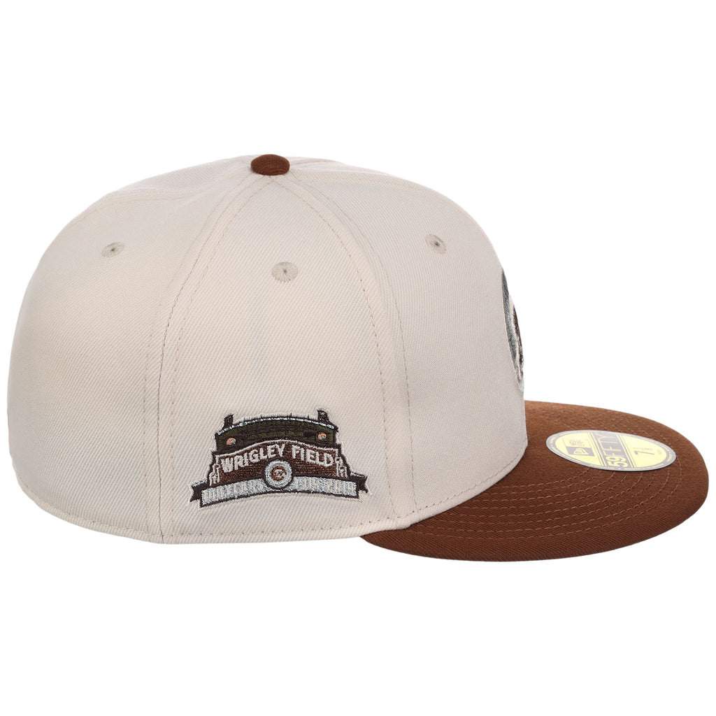 Chicago Cubs MLB Auburn Cream New Era 59FIFTY