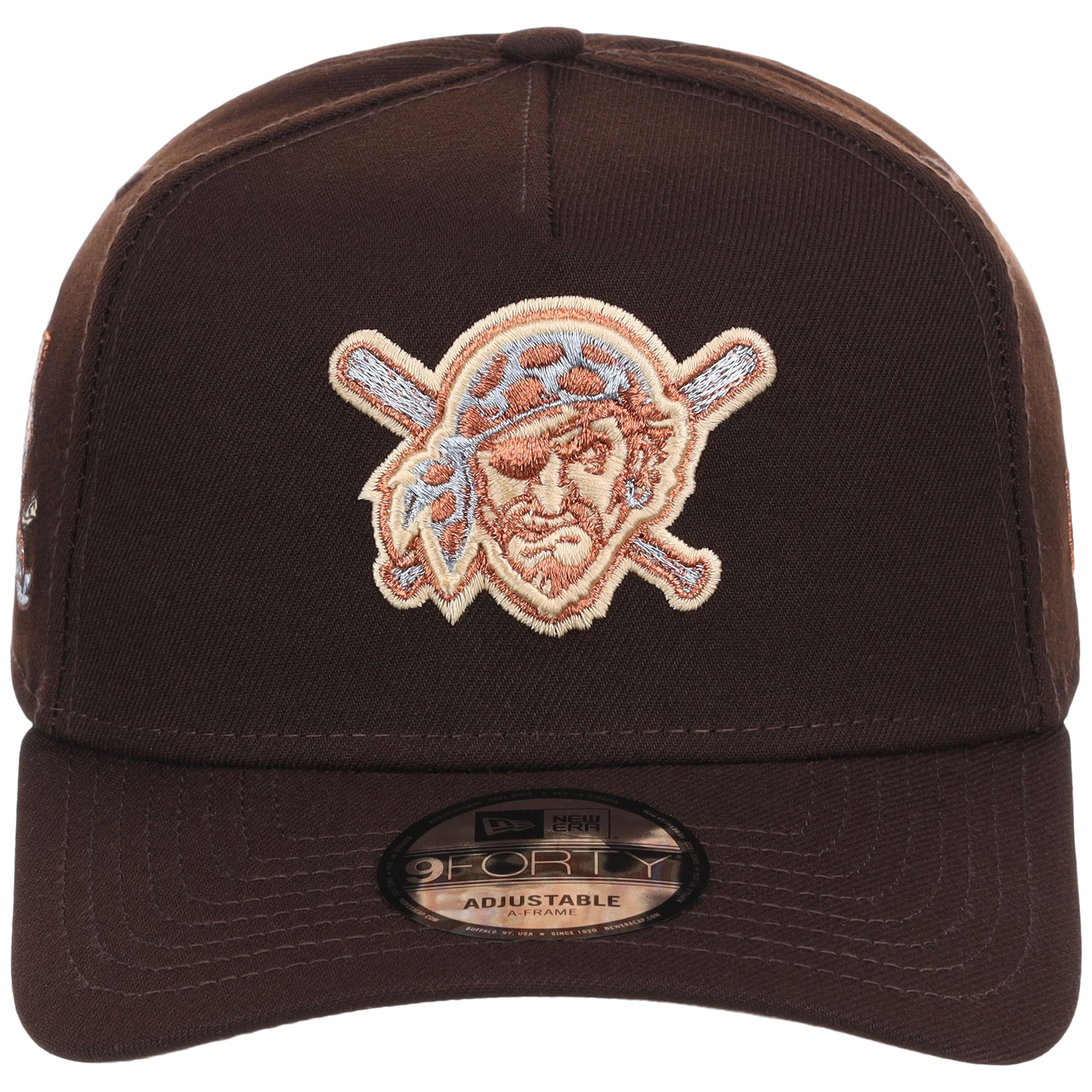 Pittsburgh Pirates MLB Frosted Bark New Era 9FORTY A-Frame