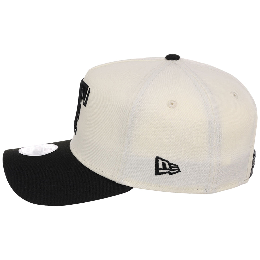 Texas Rangers Women's New Era 9FORTY Chrome x Black A-Frame