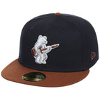 Chicago Cubs MLB Navy Auburn New Era 59FIFTY