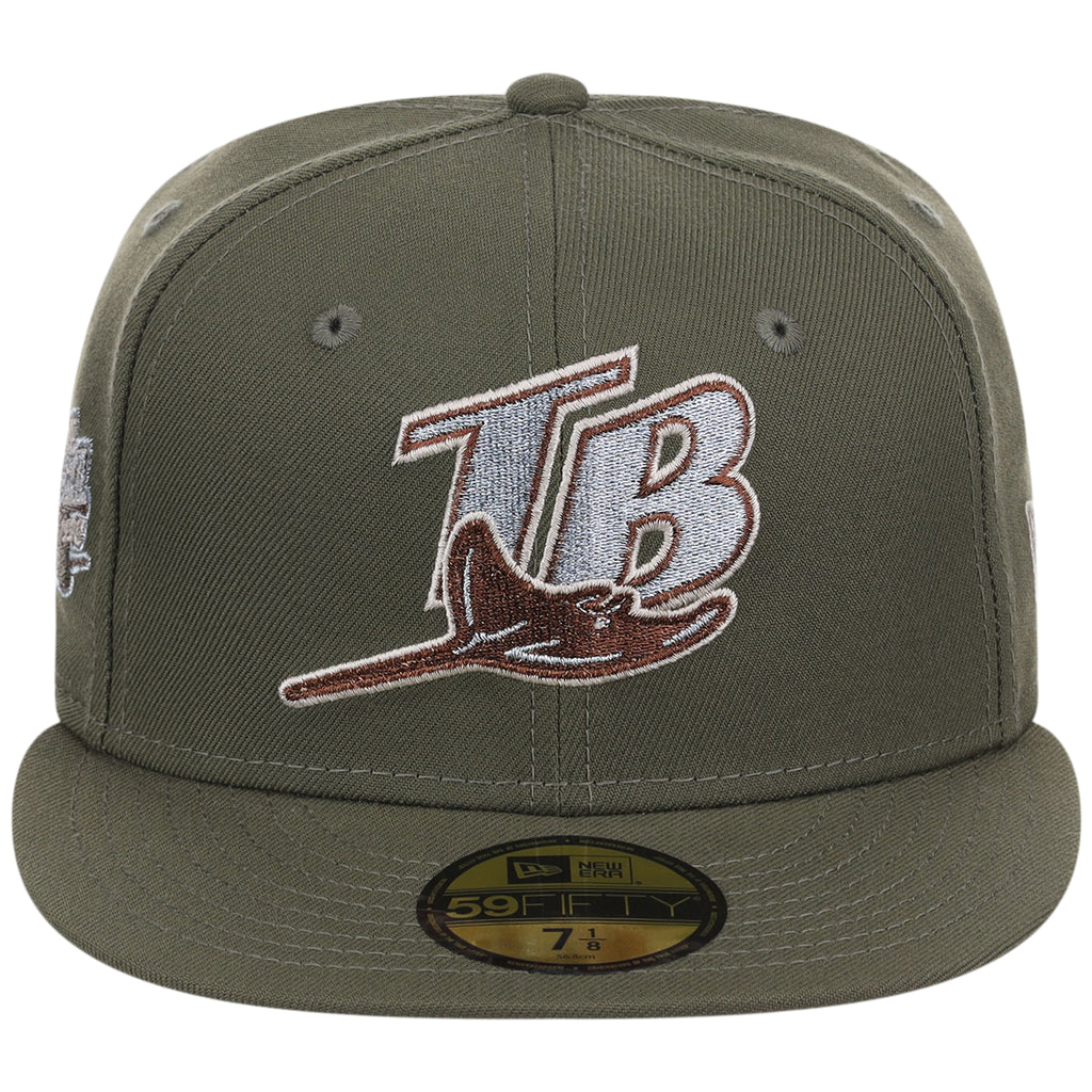 Tampa Bay Rays MLB Olive Alloy New Era 59FIFTY