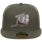Tampa Bay Rays MLB Olive Alloy New Era 59FIFTY