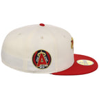 California Angels Crown the City New Era 59FIFTY Palm Tree (Chrome/Red/Gray)