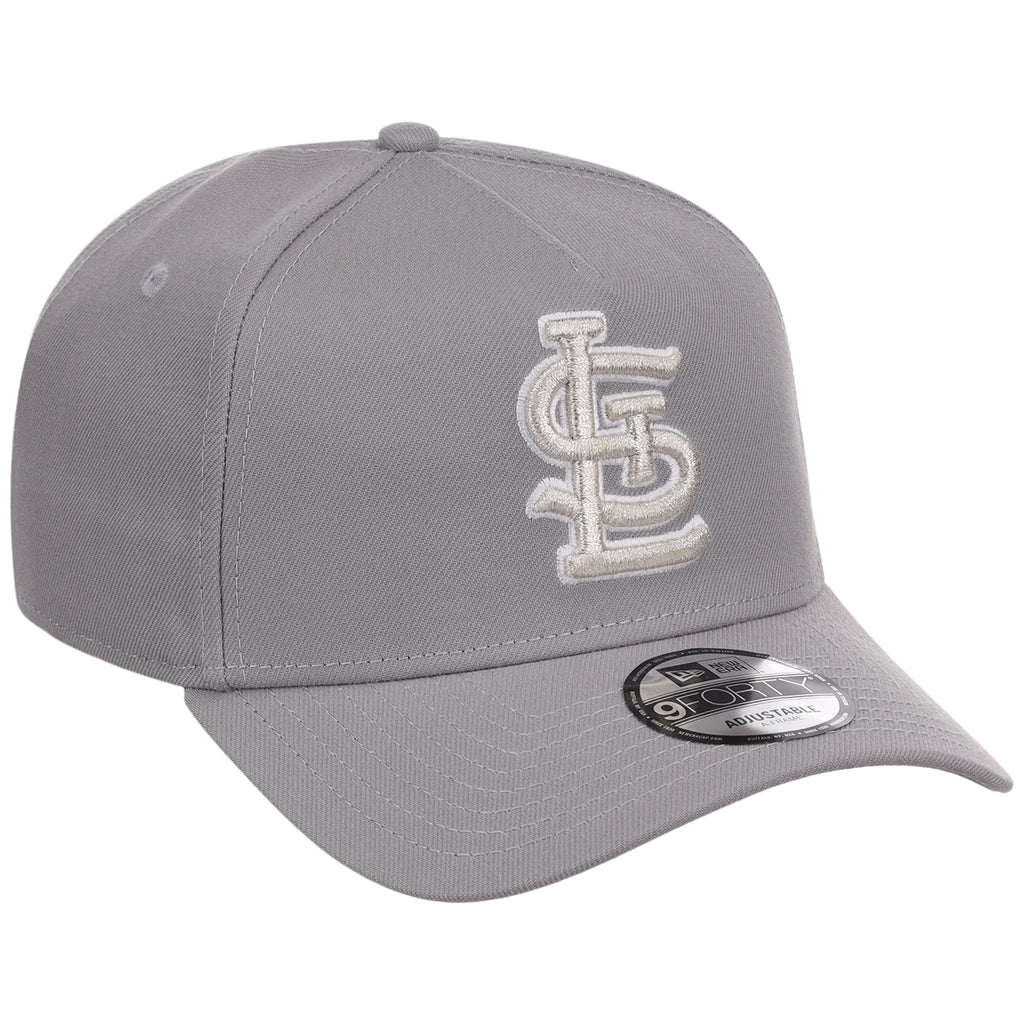 St. Louis Cardinals MLB Gray x White FASHION CORE New Era 9FORTY A-Frame