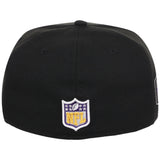 Minnesota Vikings NFL Black Dome New Era 59FIFTY