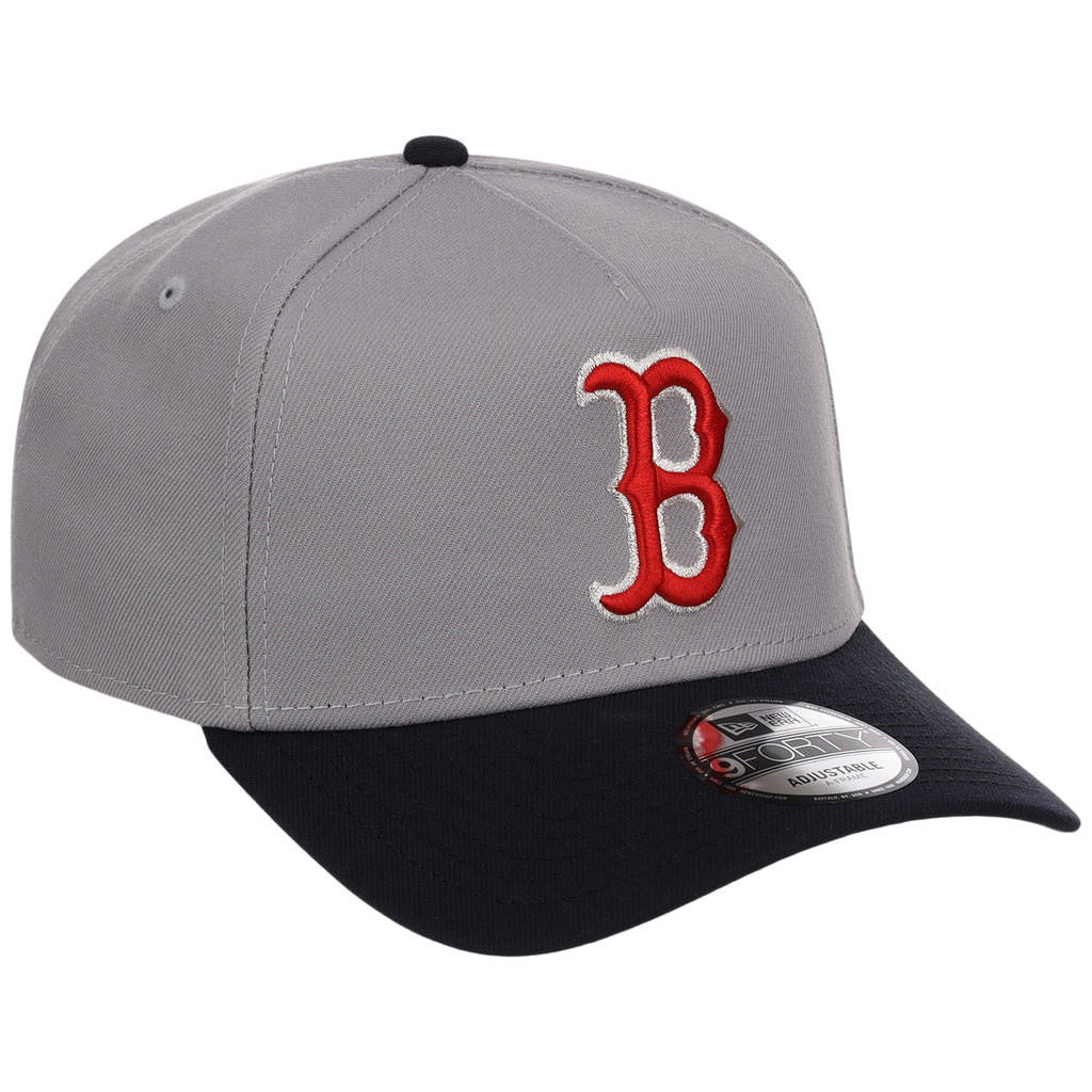 Boston Red Sox MLB Gray OTC FASHION CORE New Era 9FORTY A-Frame