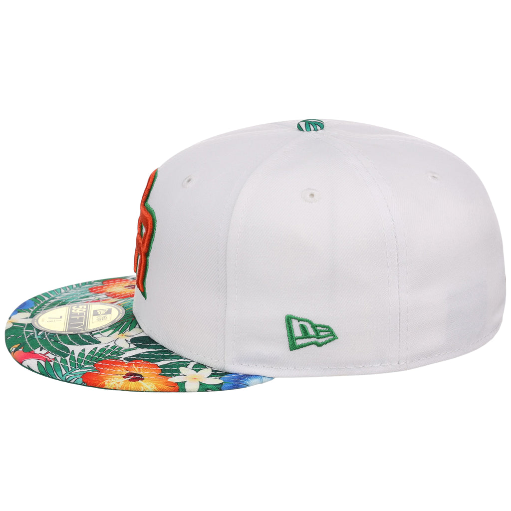 Puerto Rico Crown the Country New Era 59FIFTY (White/Floral)