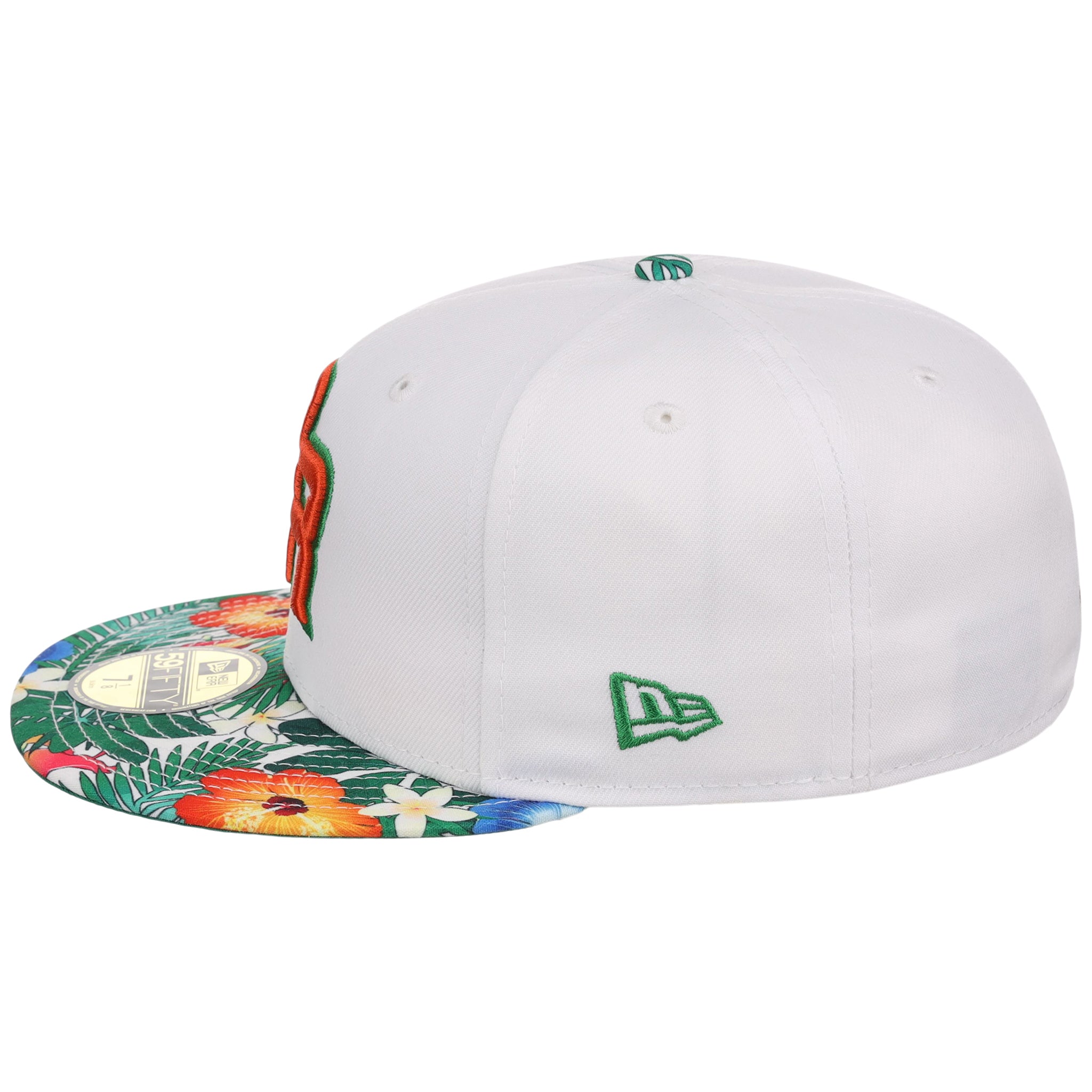 Puerto Rico Crown the Country New Era 59FIFTY (White/Floral)