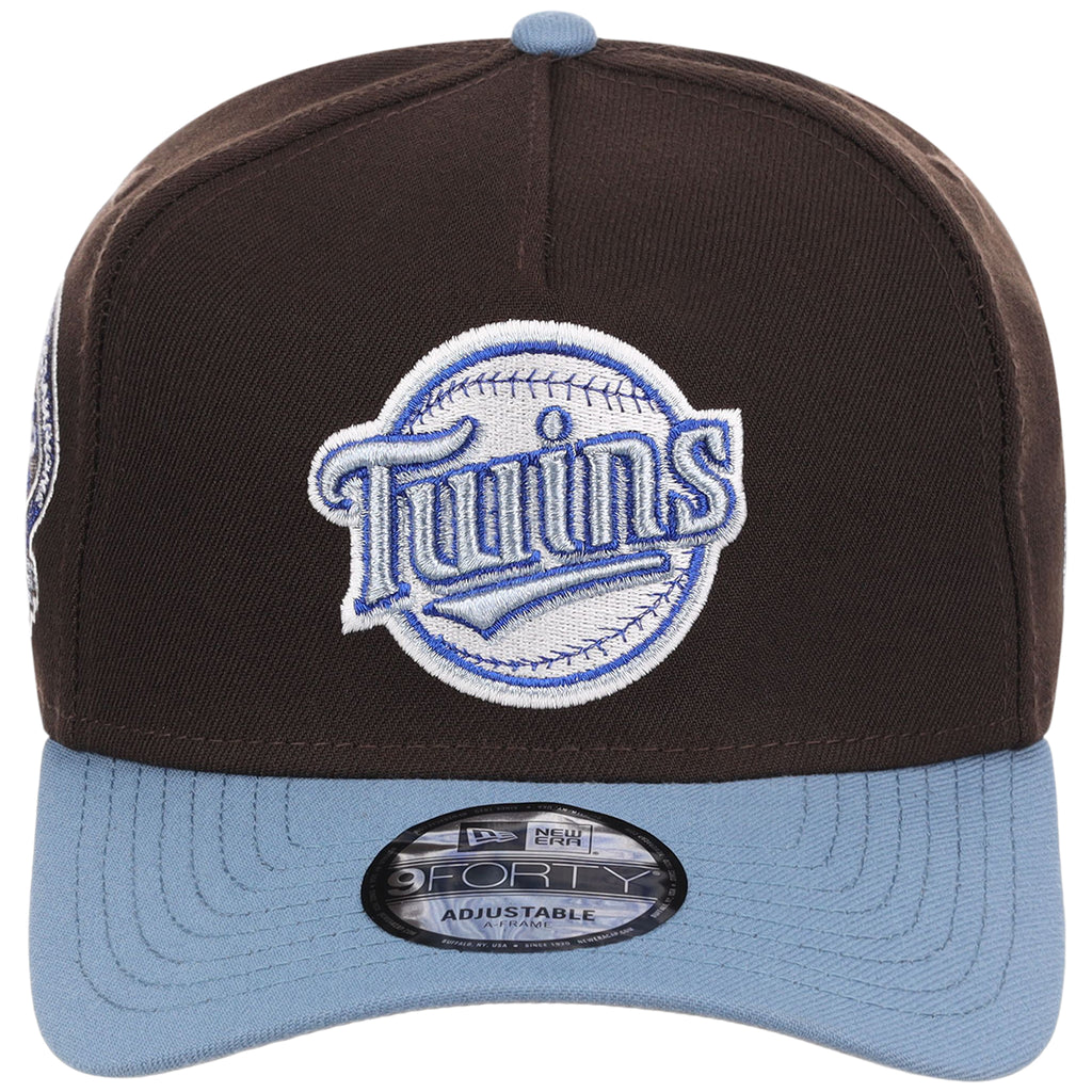 Minnesota Twins MLB Driftwood Fade New Era 9FORTY A-Frame