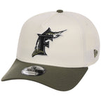Miami Marlins MLB Chrome Olive New Era 9FORTY