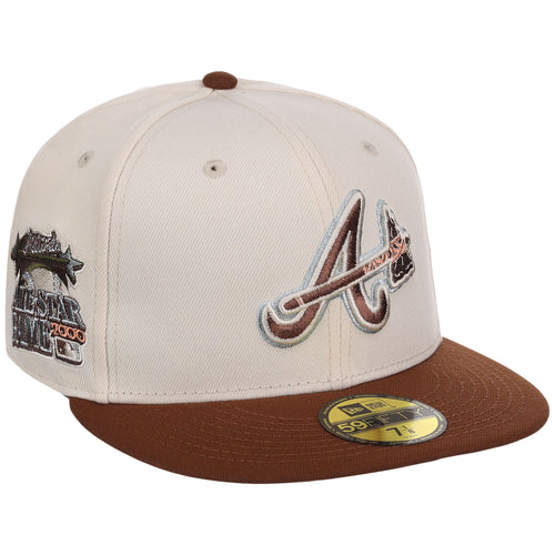 Atlanta Braves MLB Auburn Cream New Era 59FIFTY