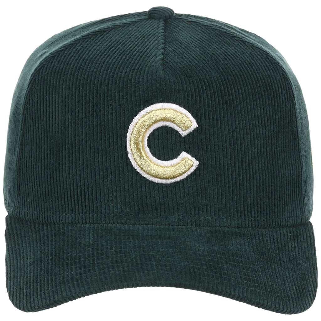 Chicago Cubs MLB Dark Green Cord FASHION CORE New Era 9FORTY A-Frame