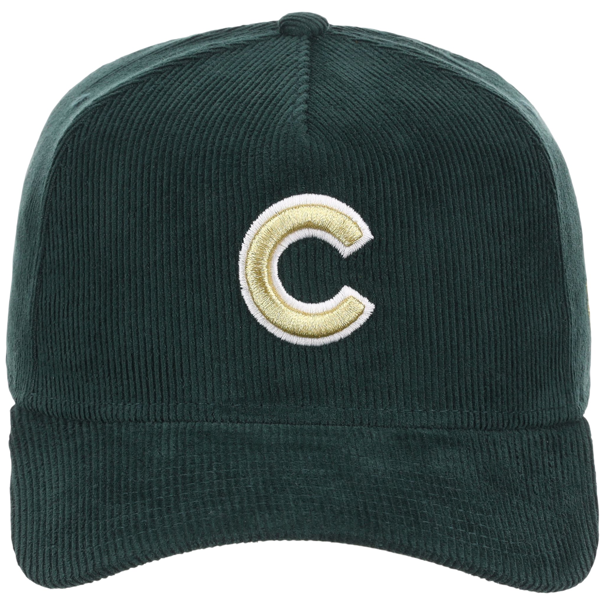 Chicago Cubs MLB Dark Green Cord FASHION CORE New Era 9FORTY A-Frame