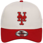 New York Mets MLB Chrome x Red FASHION CORE New Era 9FORTY A-Frame