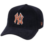 New York Yankees MLB Navy Cord FASHION CORE New Era 9FORTY A-Frame