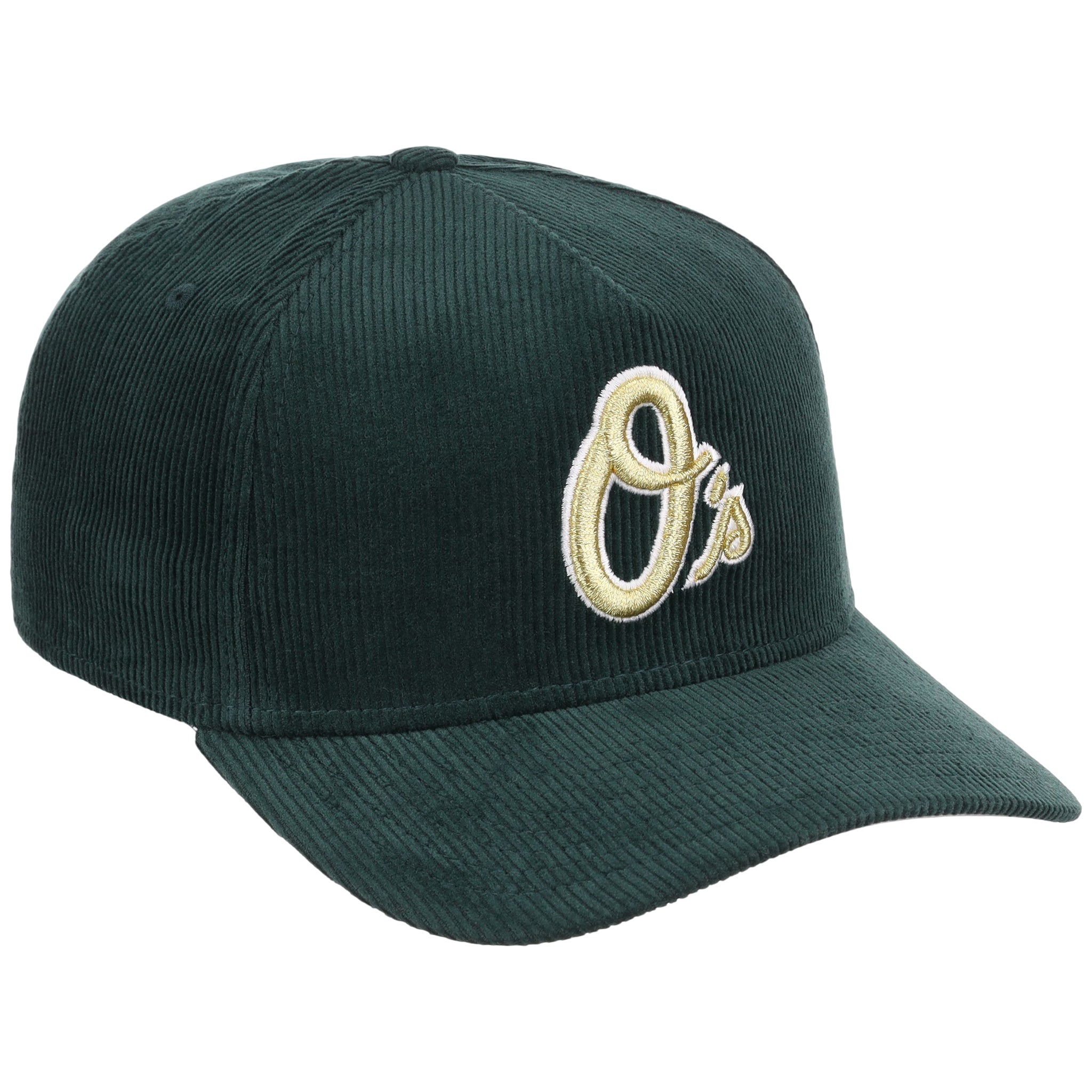 Baltimore Orioles MLB Dark Green Cord FASHION CORE New Era 9FORTY A-Frame