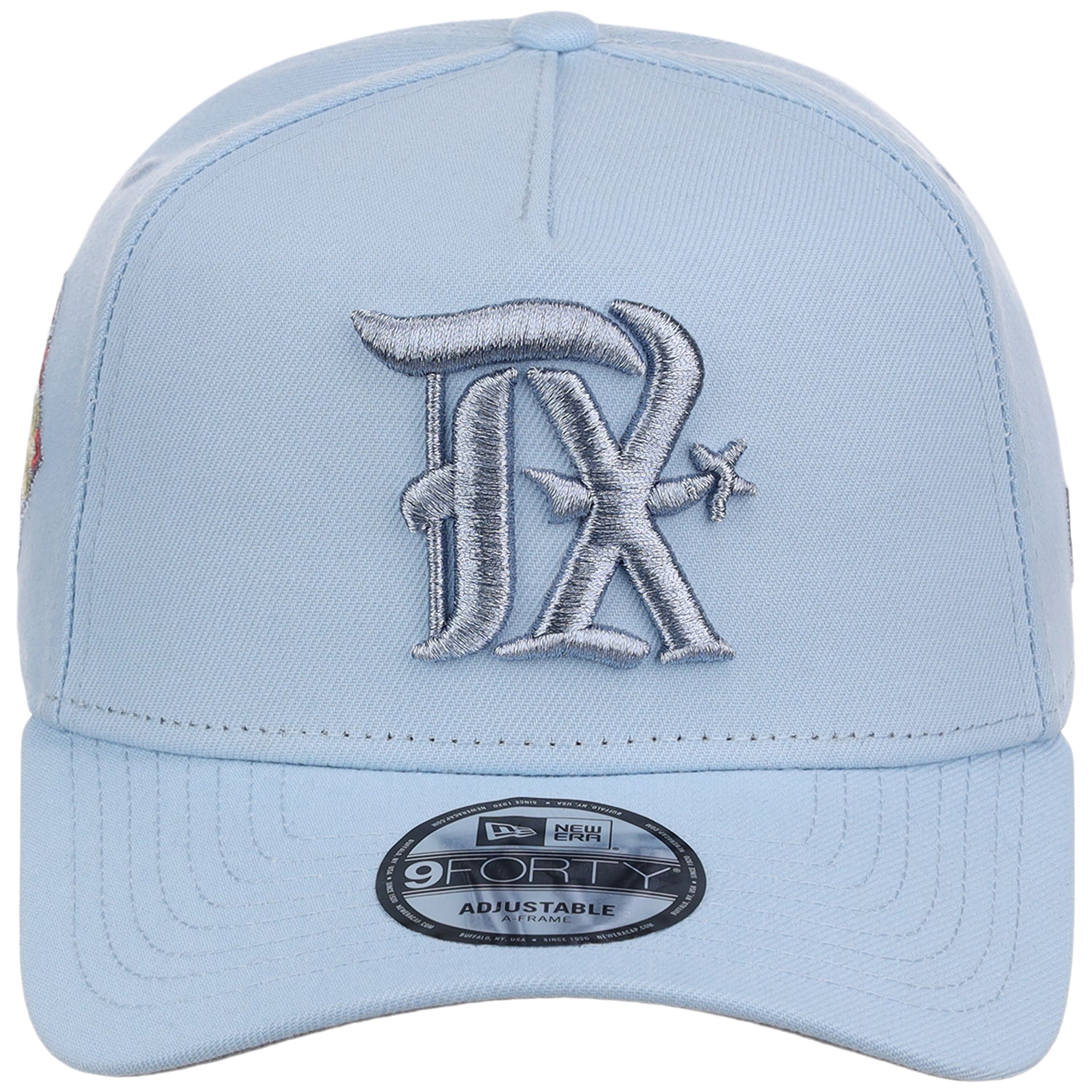 Texas Rangers MLB Glacial Blue New Era 9FORTY A-Frame