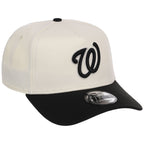 Washington Nationals MLB Chrome x Black FASHION CORE New Era 9FORTY A-Frame