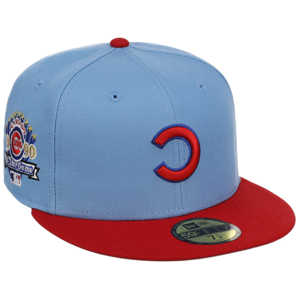 Chicago Cubs MLB Flipmode 2.0 New Era 59FIFTY (Sky/Red/Gray)