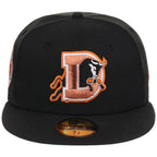 Durham Bulls MiLB Black Dome New Era 59FIFTY