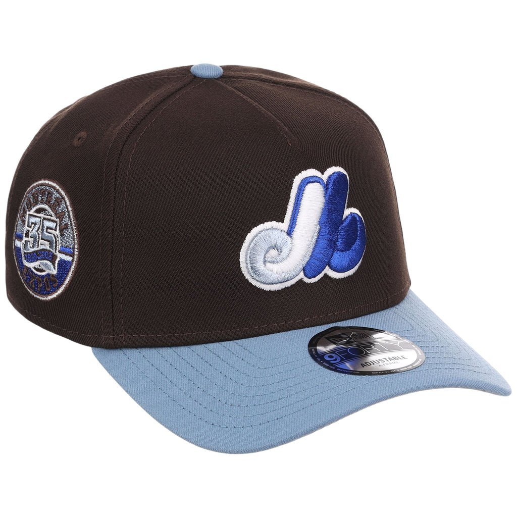 Montreal Expos MLB Driftwood Fade New Era 9FORTY A-Frame