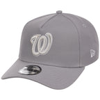 Washington Nationals MLB Gray x White FASHION CORE New Era 9FORTY A-Frame