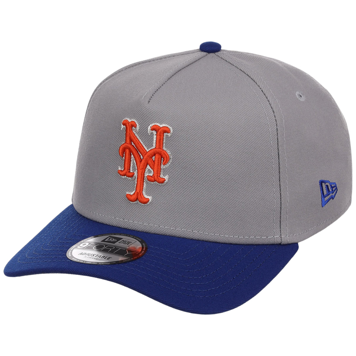 New York Mets MLB Gray OTC FASHION CORE New Era 9FORTY A-Frame