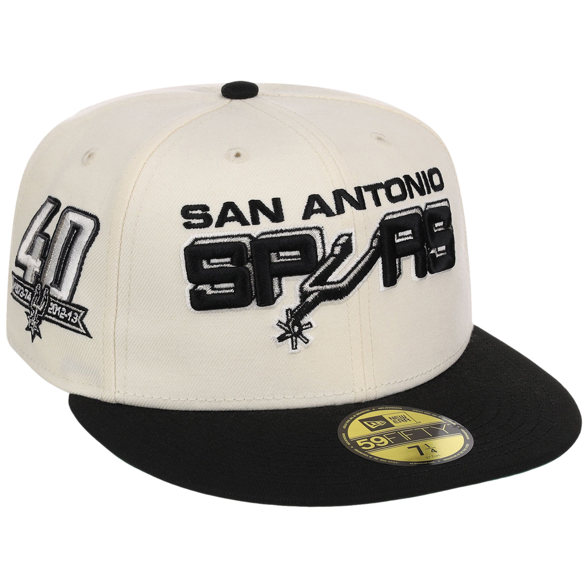 San Antonio Spurs NBA Chrome OTC New Era 59FIFTY (Chrome/Black)